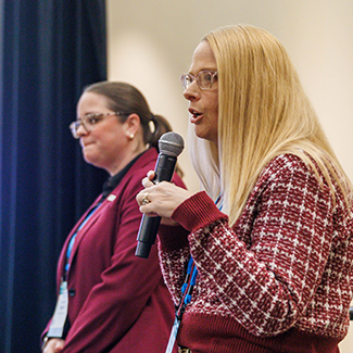 photo of Shelley Ducatt and Amy Haggard