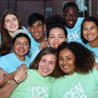 Photo of  students from the Center for Leadership and Service