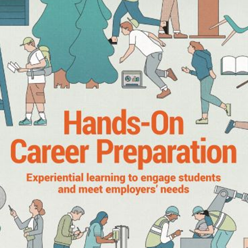 hands on career prep book cover